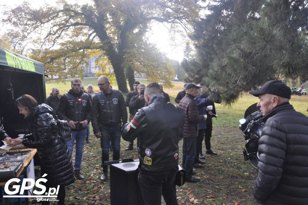 Motocykle w Miłosławiu. Parada 11 listopada