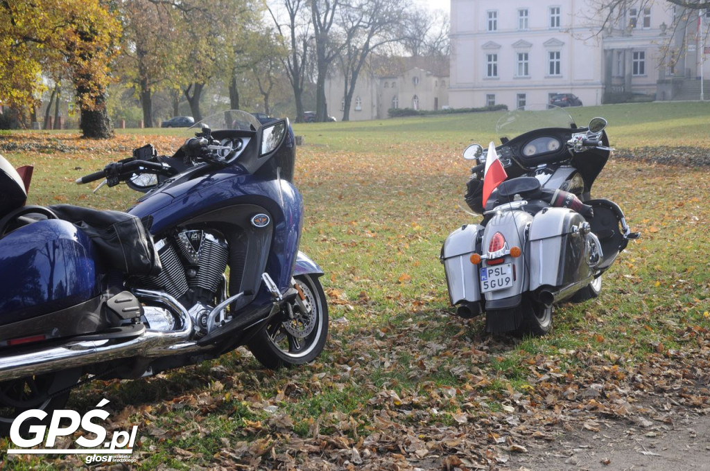 Motocykle w Miłosławiu. Parada 11 listopada
