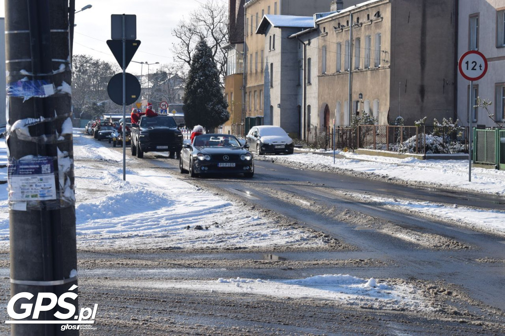 Moto Mikołaje przejechały ulicami Środy