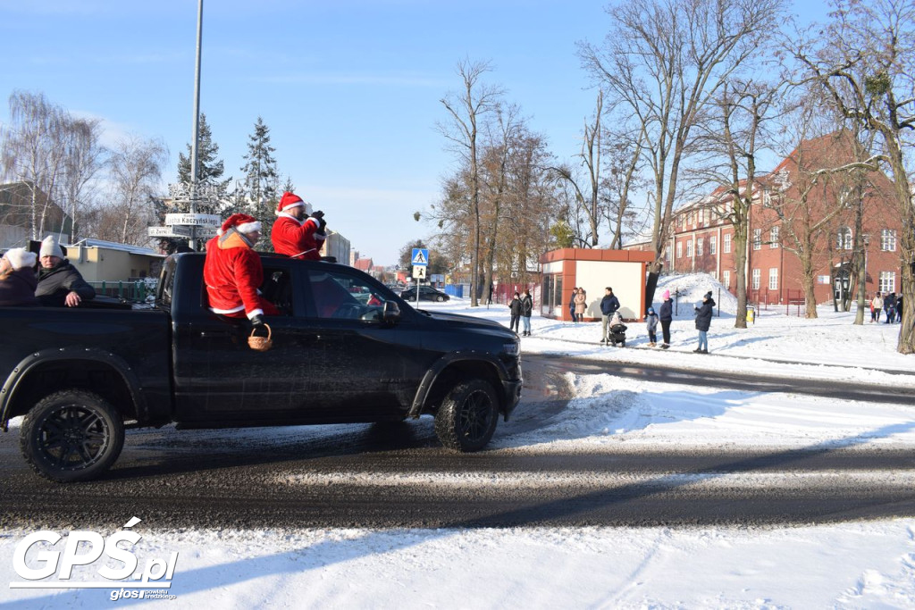 Moto Mikołaje przejechały ulicami Środy