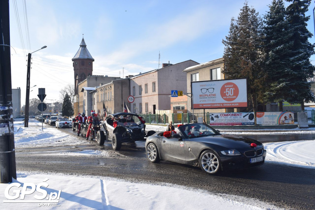 Moto Mikołaje przejechały ulicami Środy