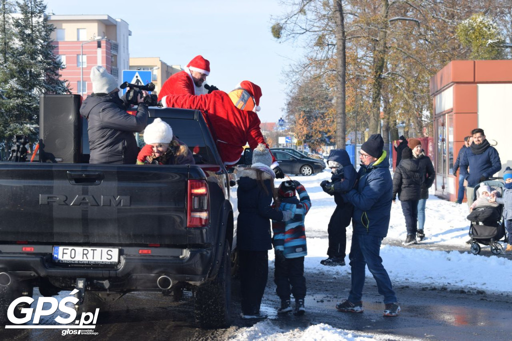 Moto Mikołaje przejechały ulicami Środy