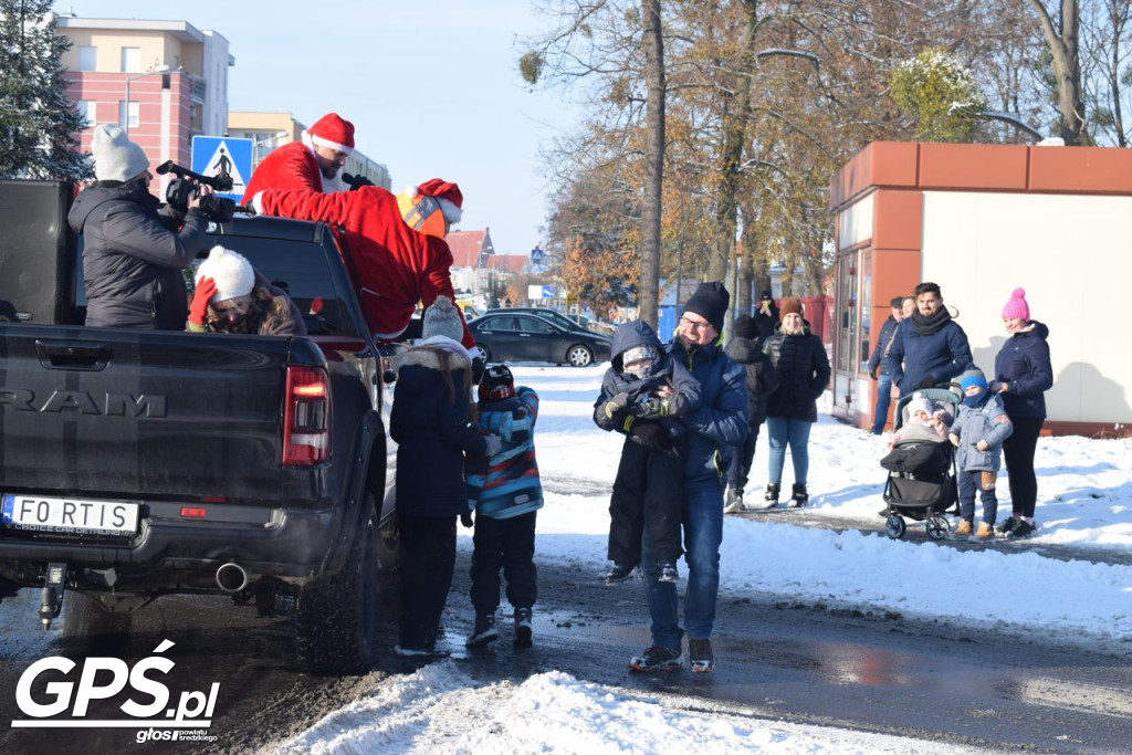 Moto Mikołaje przejechały ulicami Środy