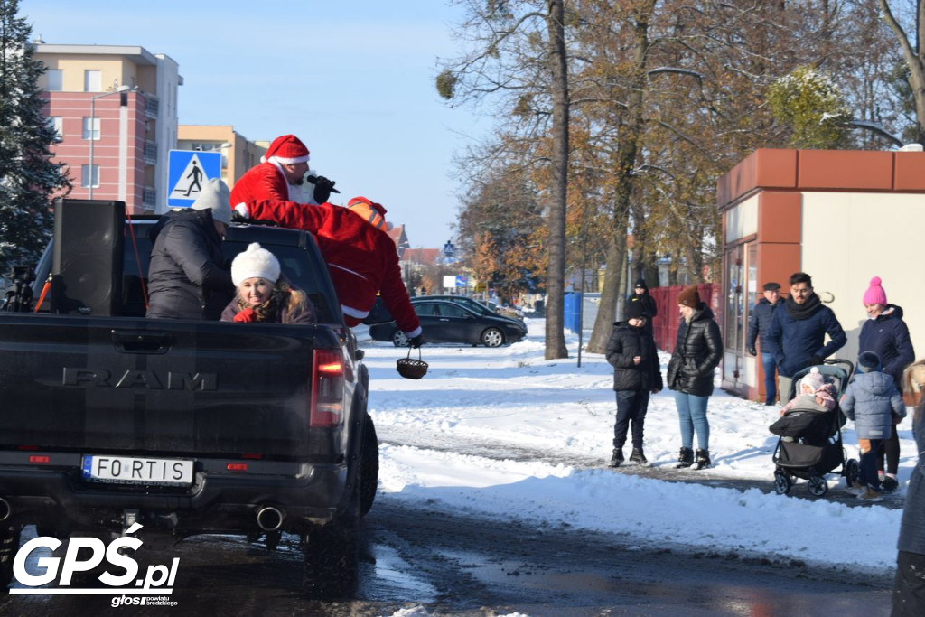 Moto Mikołaje przejechały ulicami Środy