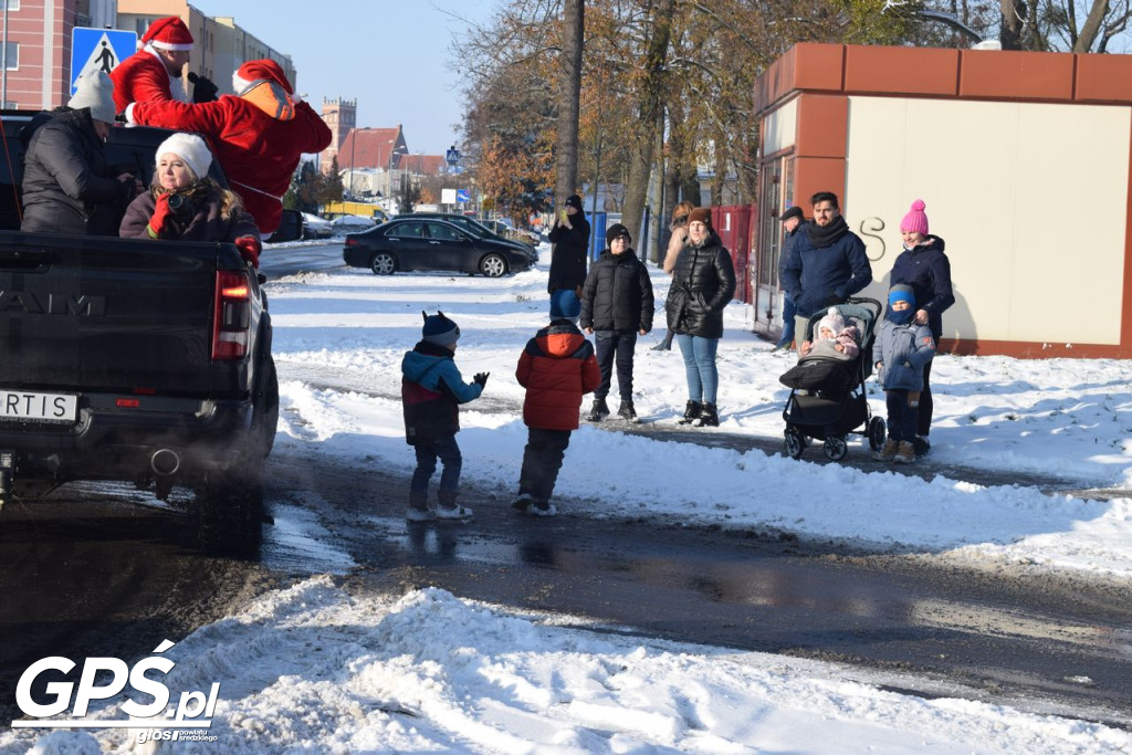 Moto Mikołaje przejechały ulicami Środy