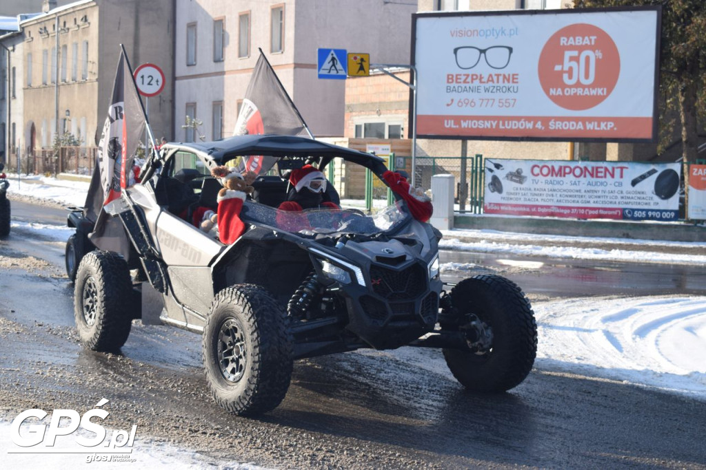 Moto Mikołaje przejechały ulicami Środy