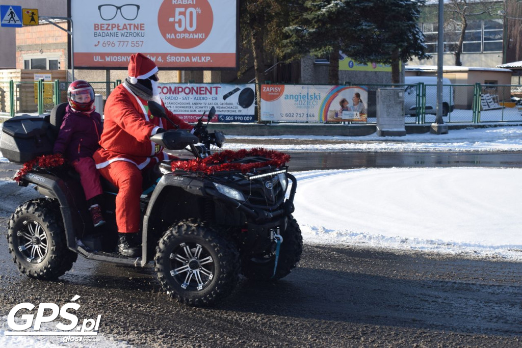 Moto Mikołaje przejechały ulicami Środy