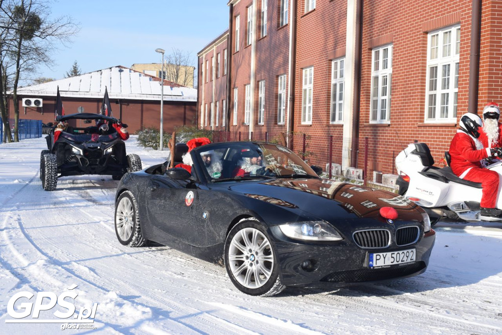 Moto Mikołaje przejechały ulicami Środy