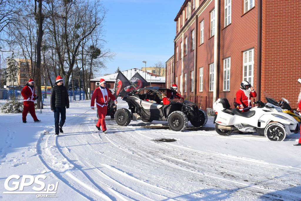 Moto Mikołaje przejechały ulicami Środy