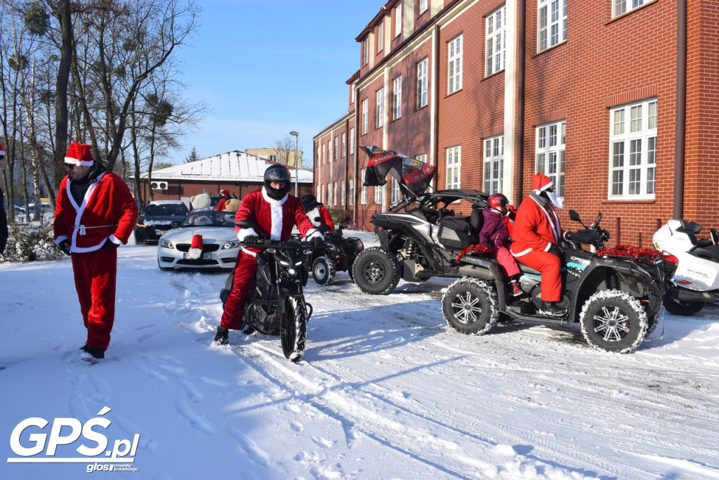 Moto Mikołaje przejechały ulicami Środy