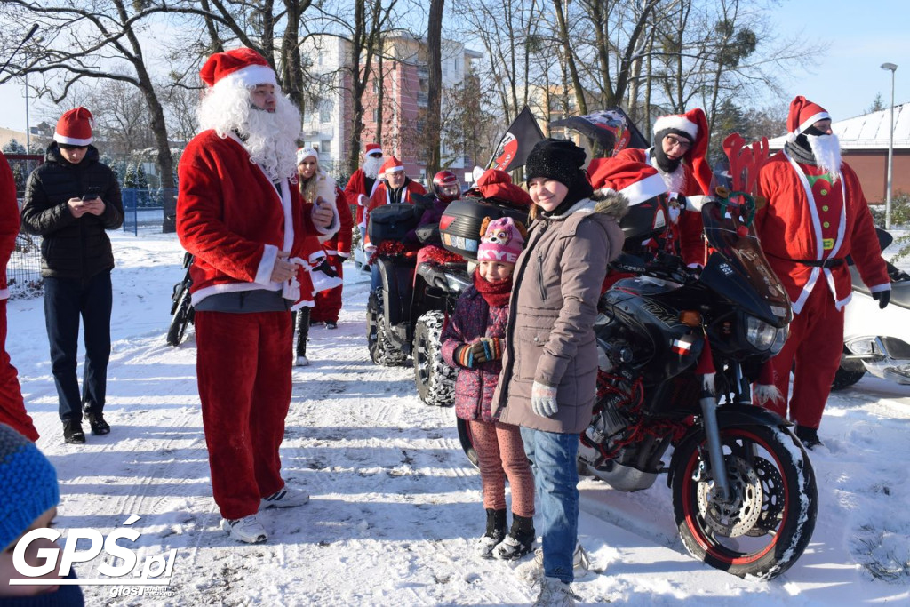 Moto Mikołaje przejechały ulicami Środy