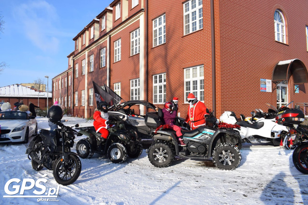 Moto Mikołaje przejechały ulicami Środy