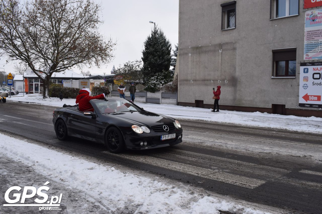 Moto Mikołaje przejechały ulicami Środy