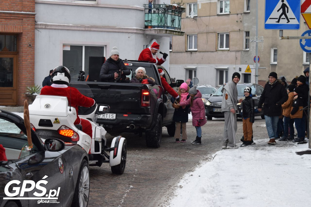Moto Mikołaje przejechały ulicami Środy