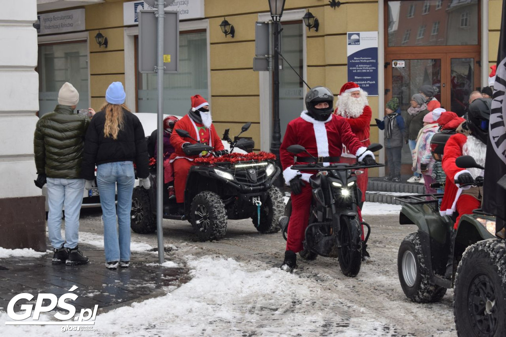 Moto Mikołaje przejechały ulicami Środy