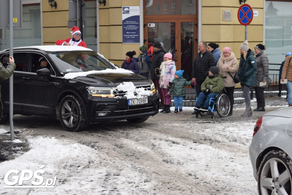 Moto Mikołaje przejechały ulicami Środy