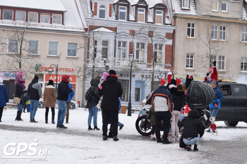 Moto Mikołaje przejechały ulicami Środy