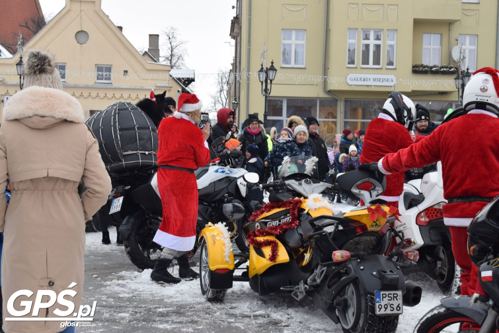 Moto Mikołaje przejechały ulicami Środy