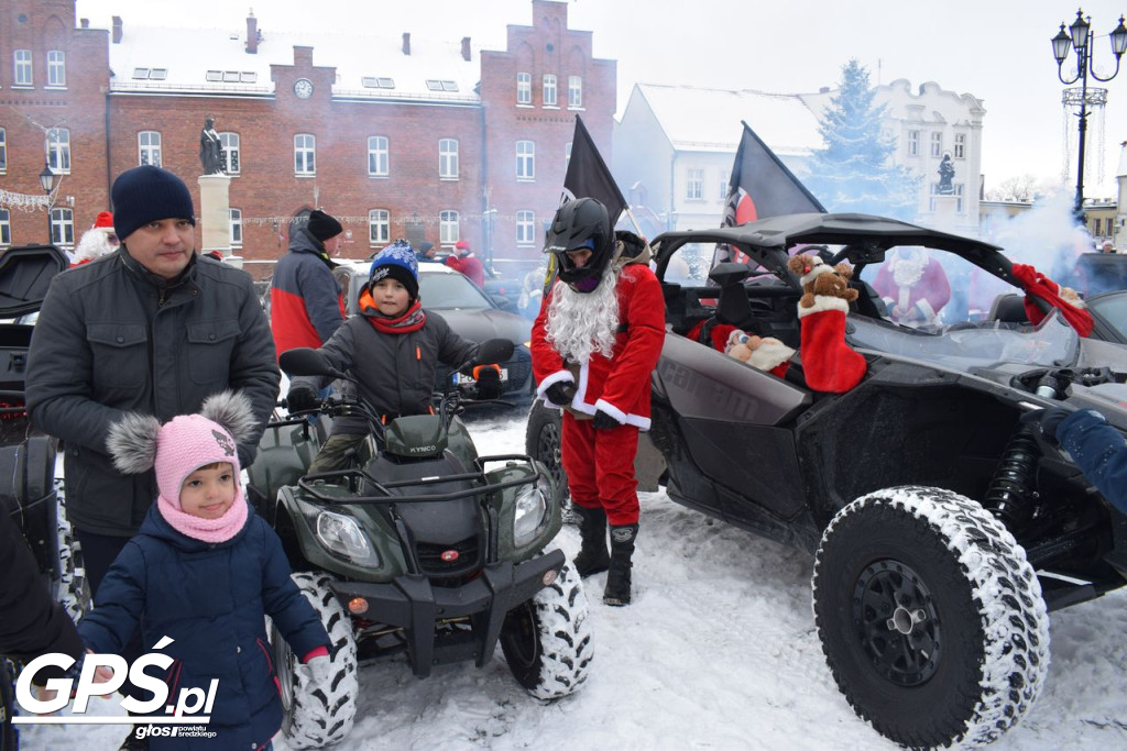 Moto Mikołaje przejechały ulicami Środy