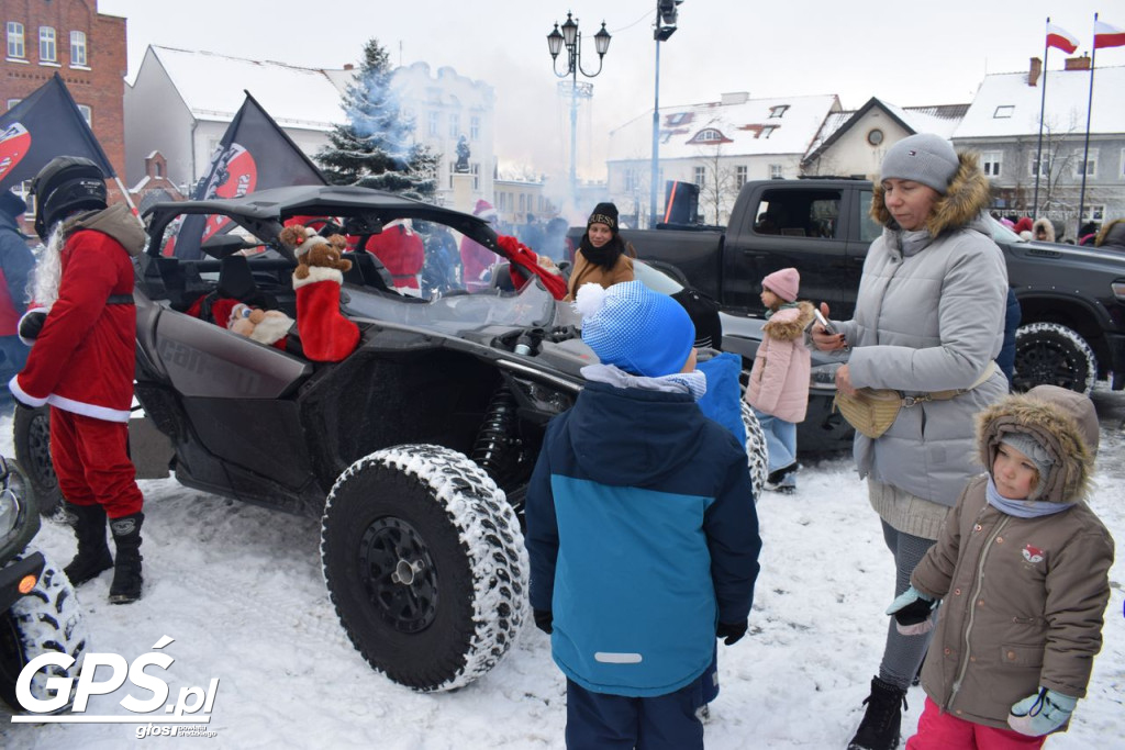 Moto Mikołaje przejechały ulicami Środy