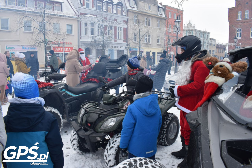 Moto Mikołaje przejechały ulicami Środy
