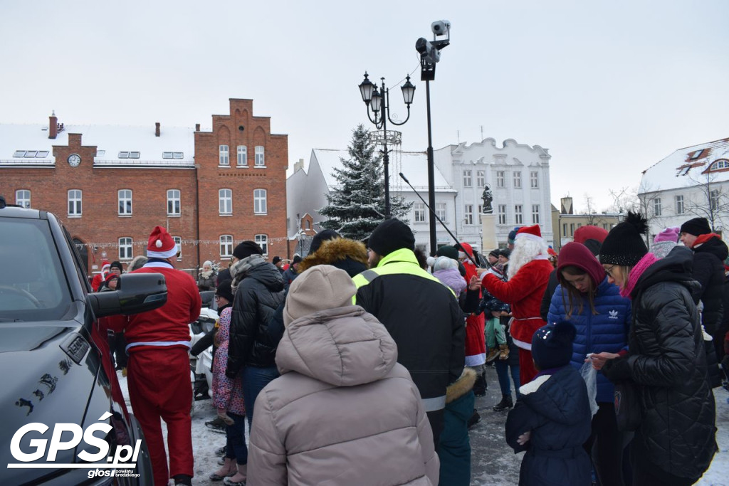 Moto Mikołaje przejechały ulicami Środy