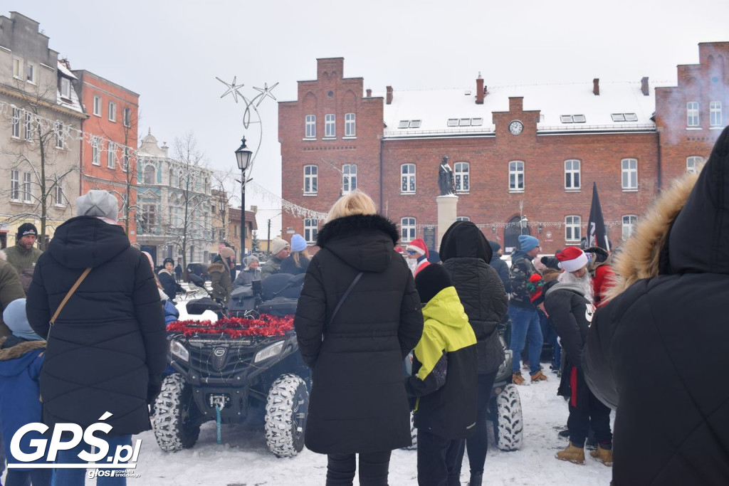 Moto Mikołaje przejechały ulicami Środy