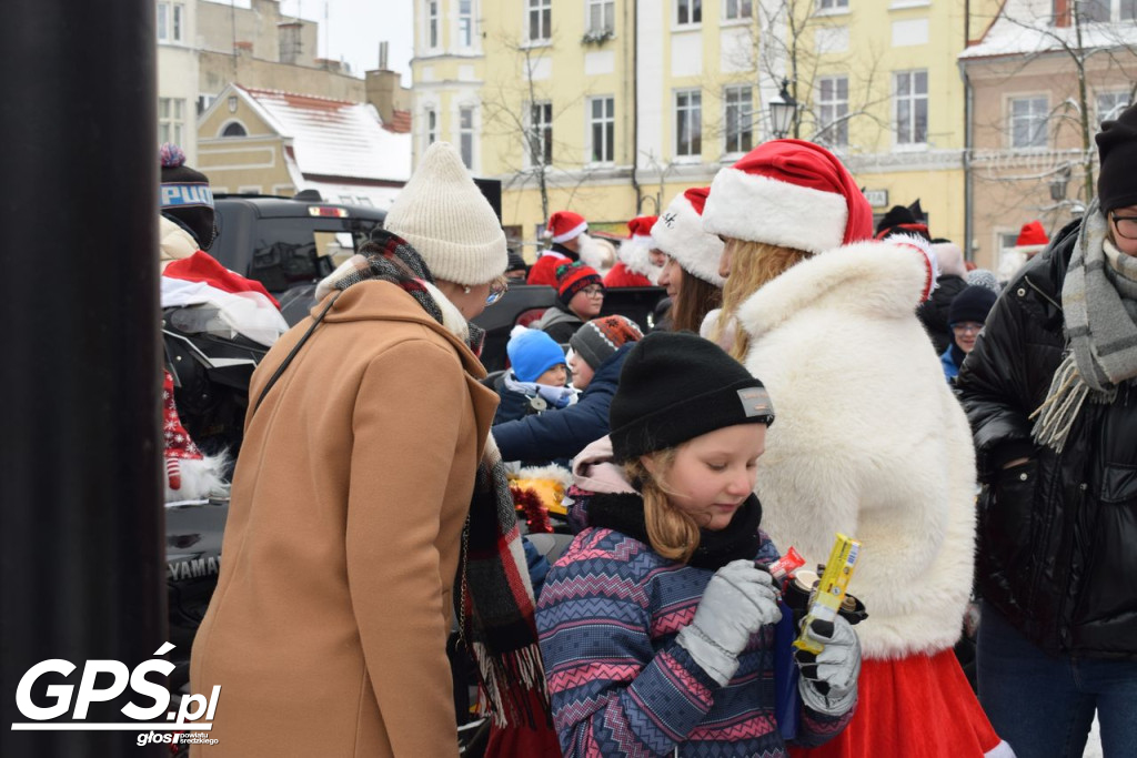 Moto Mikołaje przejechały ulicami Środy