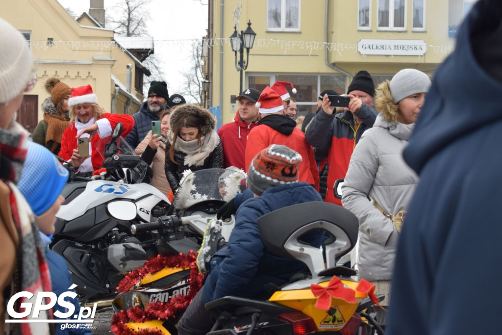 Moto Mikołaje przejechały ulicami Środy