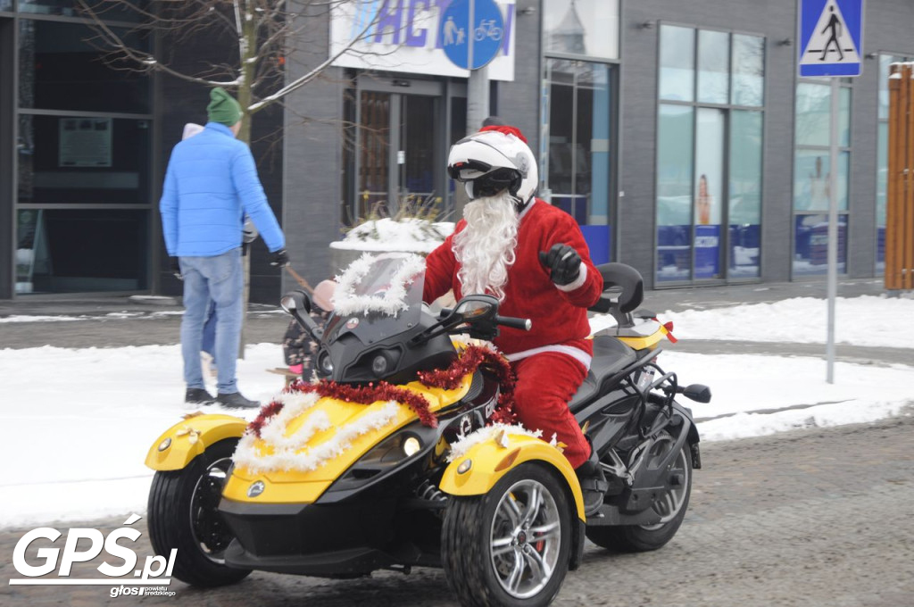 Moto Mikołaje przejechały ulicami Środy