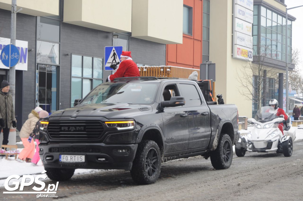 Moto Mikołaje przejechały ulicami Środy