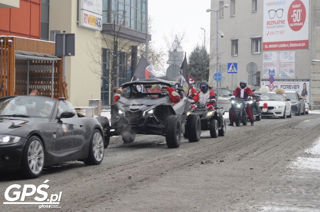 Moto Mikołaje przejechały ulicami Środy