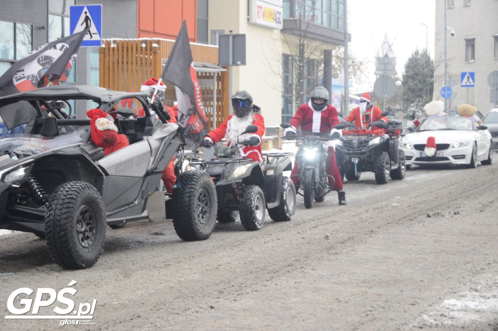 Moto Mikołaje przejechały ulicami Środy