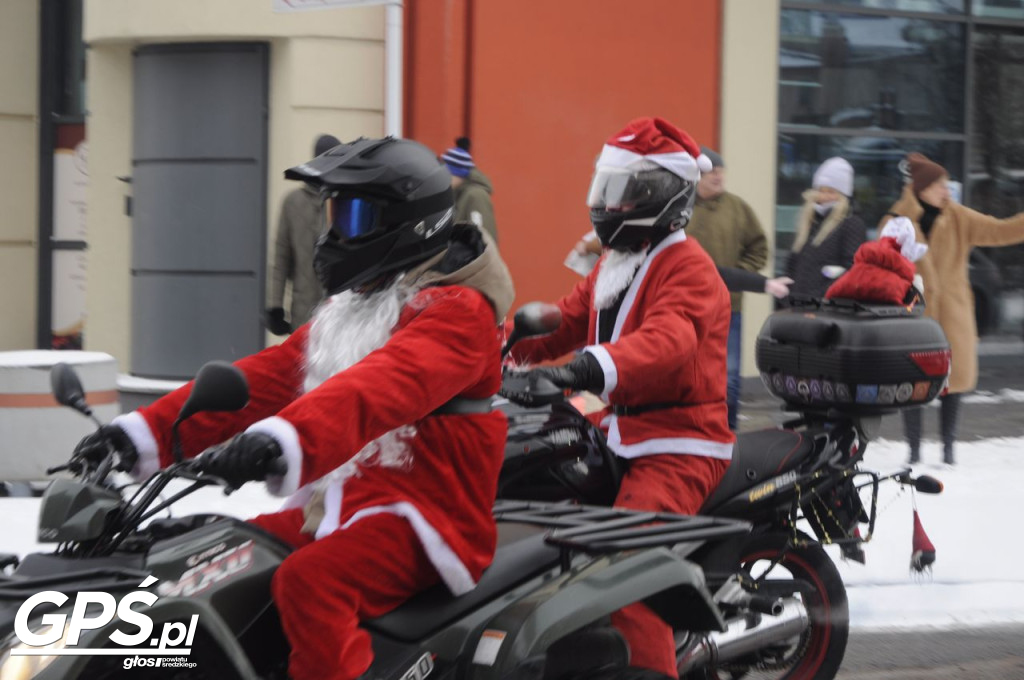 Moto Mikołaje przejechały ulicami Środy