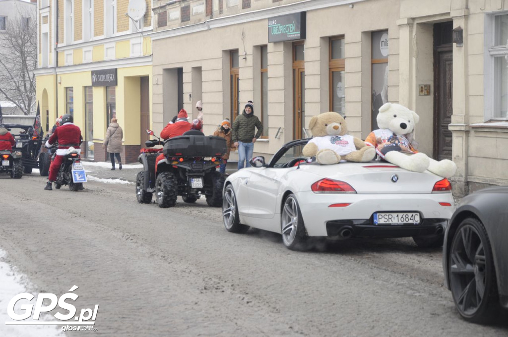 Moto Mikołaje przejechały ulicami Środy