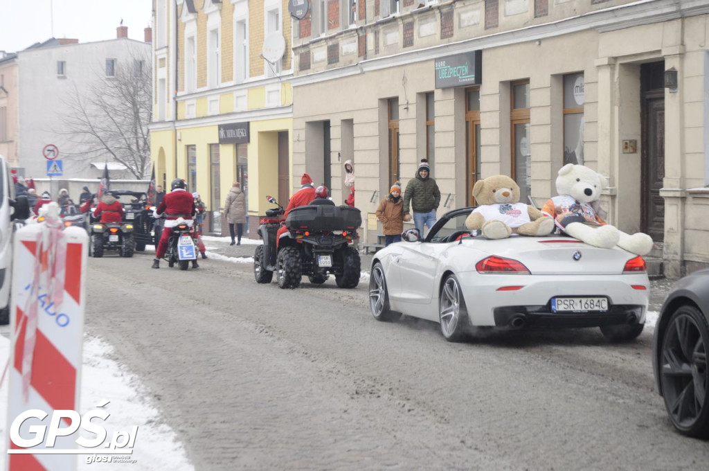 Moto Mikołaje przejechały ulicami Środy