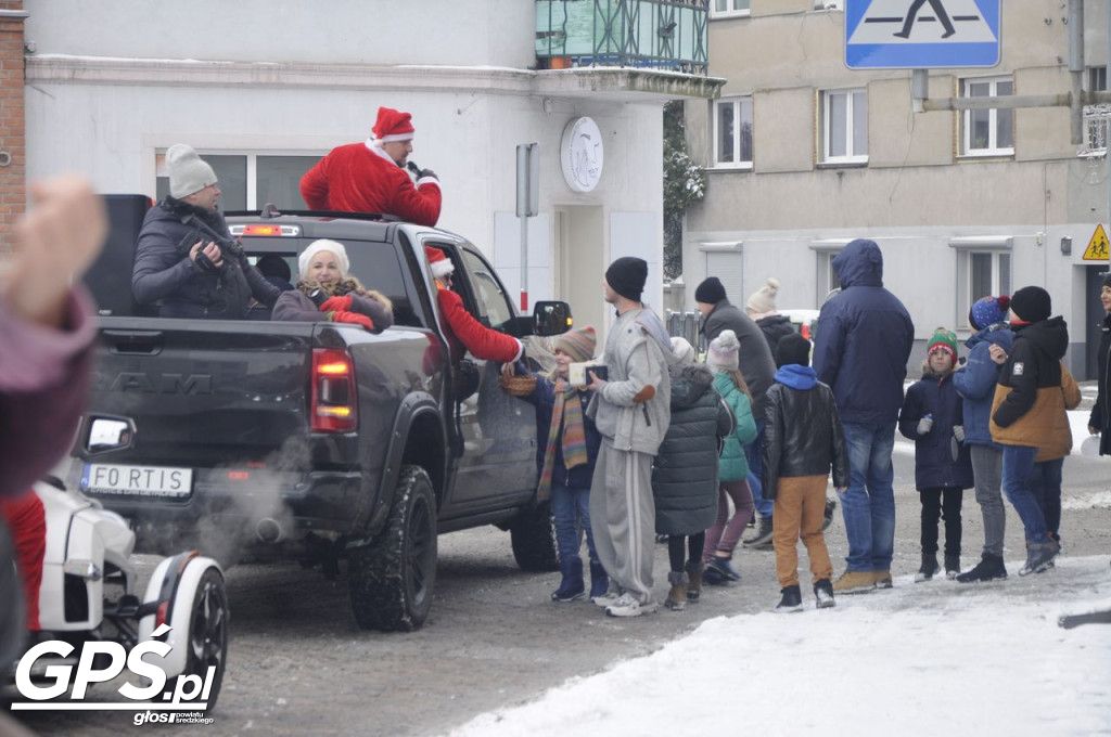 Moto Mikołaje przejechały ulicami Środy