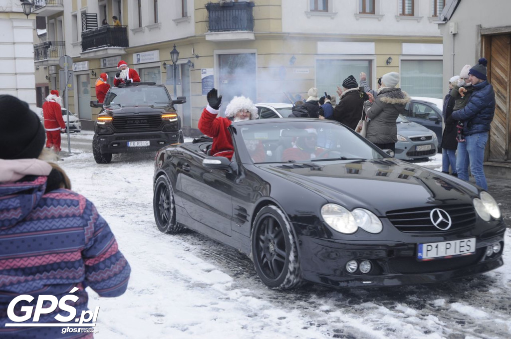 Moto Mikołaje przejechały ulicami Środy