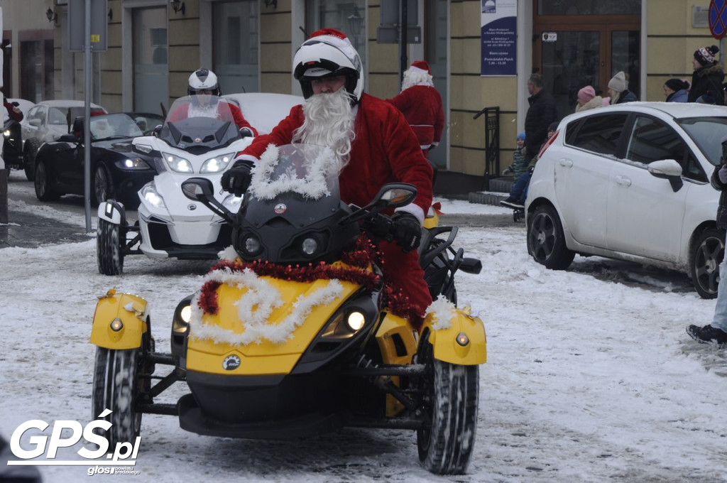 Moto Mikołaje przejechały ulicami Środy