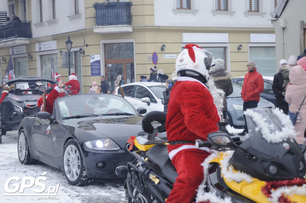 Moto Mikołaje przejechały ulicami Środy