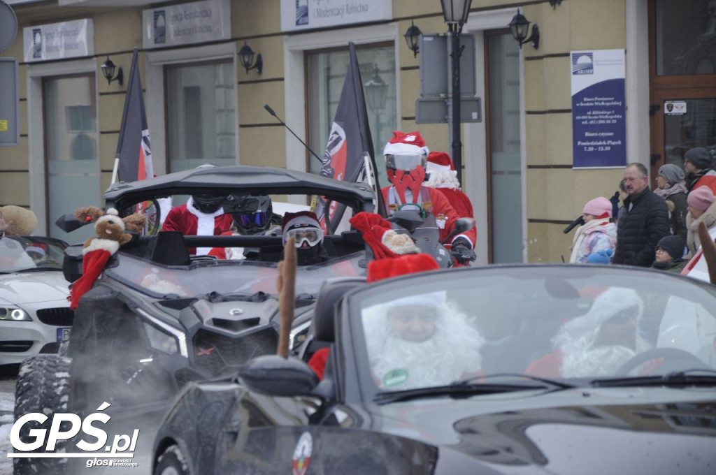 Moto Mikołaje przejechały ulicami Środy