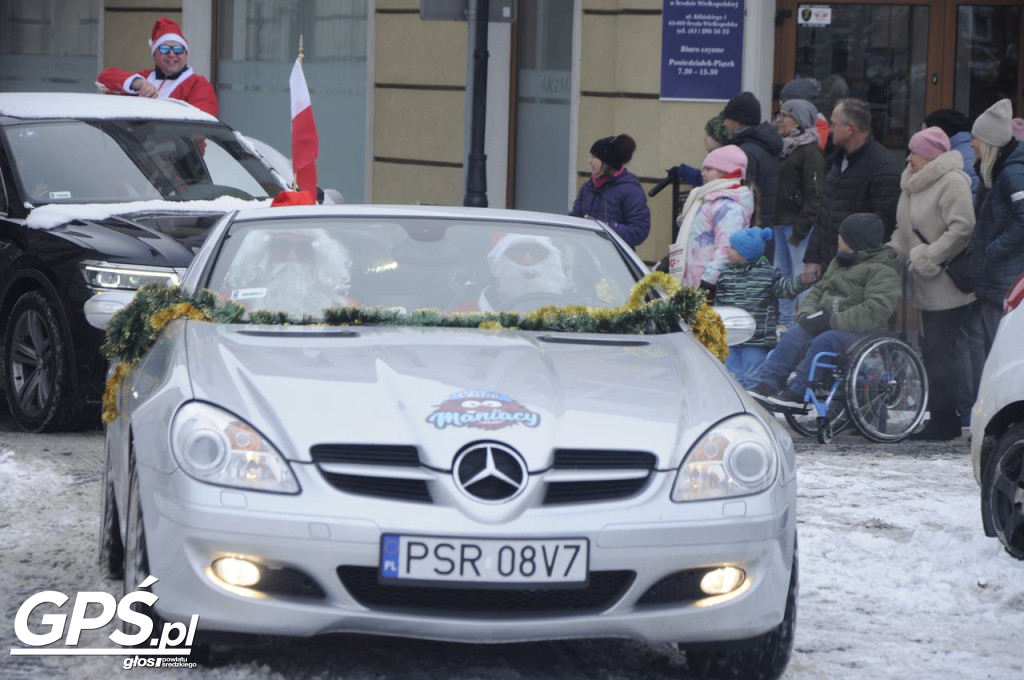 Moto Mikołaje przejechały ulicami Środy