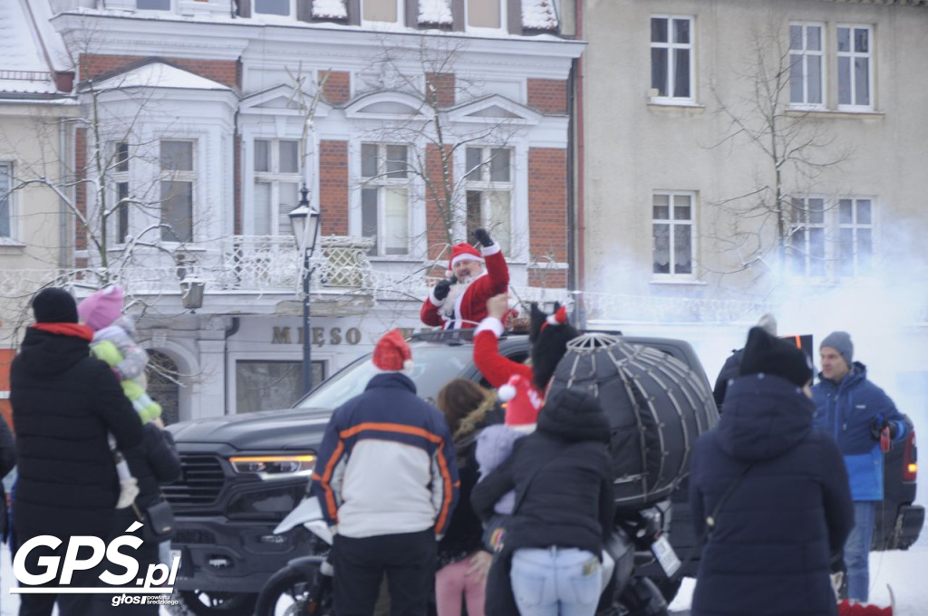 Moto Mikołaje przejechały ulicami Środy