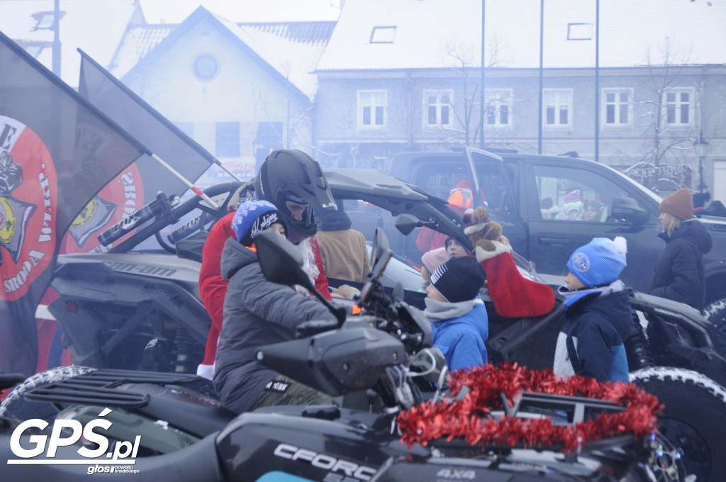 Moto Mikołaje przejechały ulicami Środy