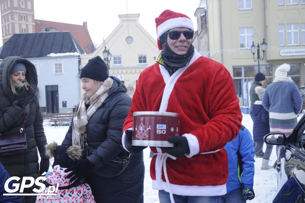 Moto Mikołaje przejechały ulicami Środy