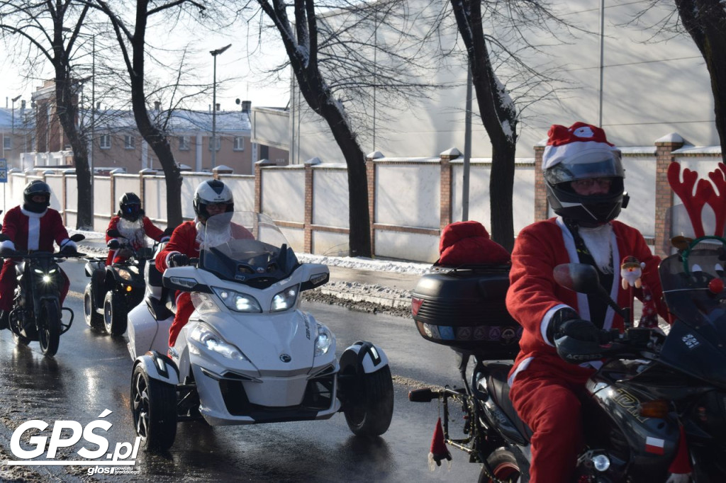 Moto Mikołaje przejechały ulicami Środy
