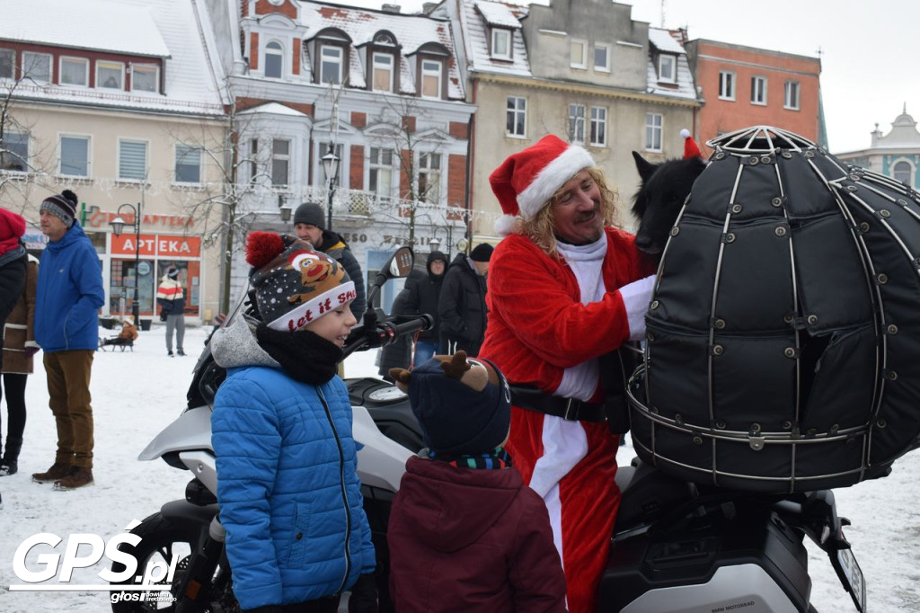 Moto Mikołaje przejechały ulicami Środy