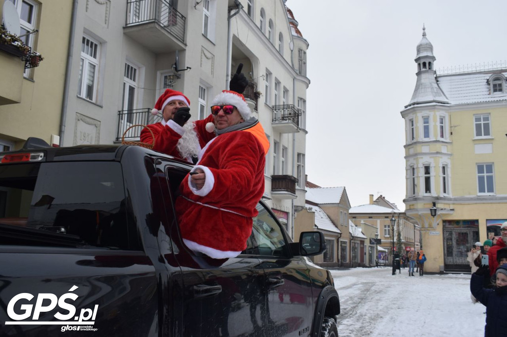 Moto Mikołaje przejechały ulicami Środy