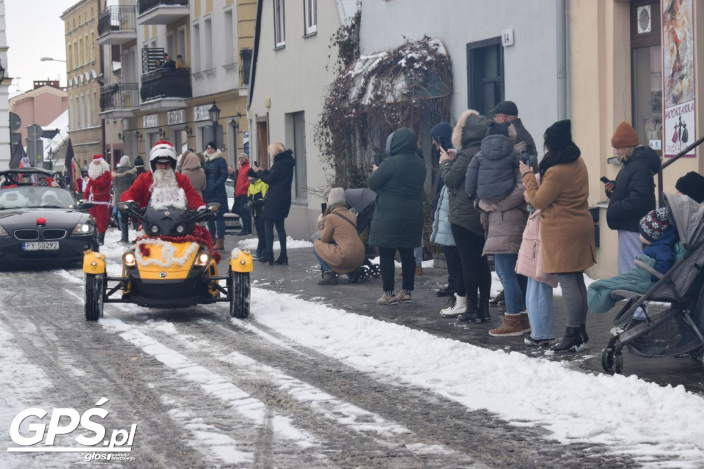 Moto Mikołaje przejechały ulicami Środy
