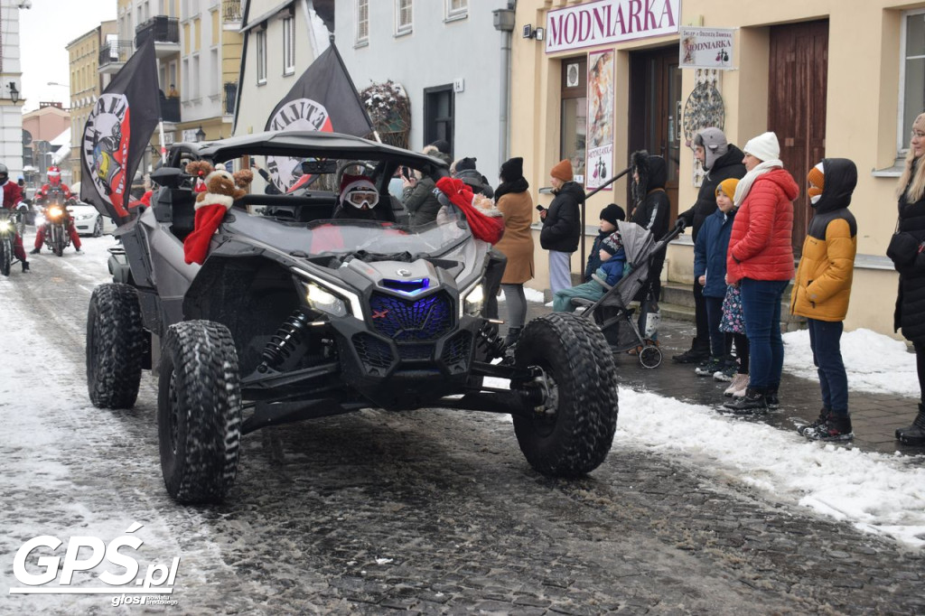 Moto Mikołaje przejechały ulicami Środy